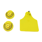 Lekkie żółte oznakowanie RFID do uszu do śledzenia i zarządzania bydłem